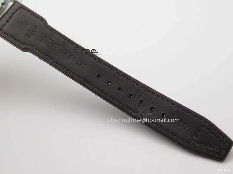 MIROTIME 0105 Reliable Big Pilot “Markus Buhler” IW5003 Turbine V6F Best Edition Blue Dial On Leather Strap A 7324